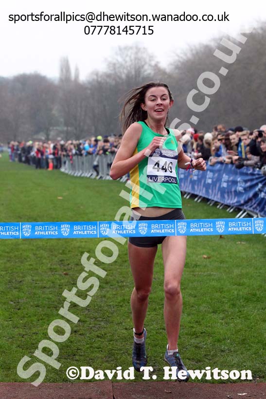 Women's under-17s and under-20s European Cross Country Trials, Sefton Park, Liverpool. Photo: David T. Hewitson/Sports for All Pics